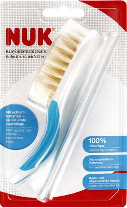 Изображение NUK NUK SZCZOTKA GRZEBYK DLA NIEMOWLAT NIEB 10256236