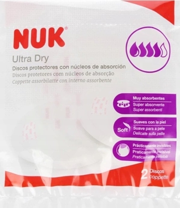 Изображение NUK WKLADKI LAKT ULTRA DRY 2SZT 10252141 1/410