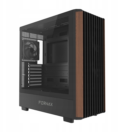 Picture of Obudowa Gembird GEMBIRD Obudowa komputera FC-WOOD panel przedni - imitacja drewna czarny