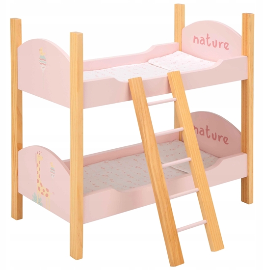 Изображение óko pitrowe dla lalek Arias z drabink i pociel 45 cm