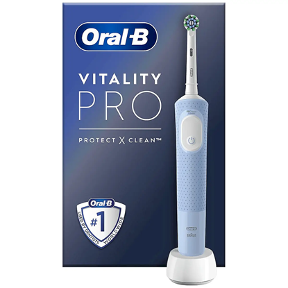 Picture of Oral-B | Electric Toothbrush | Vitality Pro | Rechargeable | For adults | Number of brush heads included 1 | Number of teeth brushing modes 3 | Blue