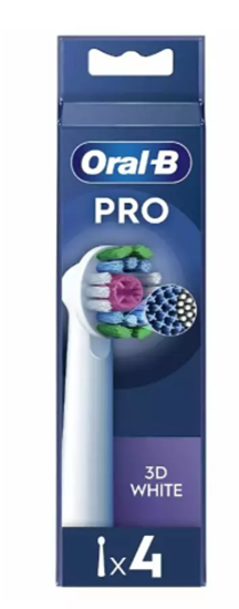 Picture of Kocówka Oral-B do szczoteczki elektrycznej 3D WHITE 4szt. EB18-4 "PRO"