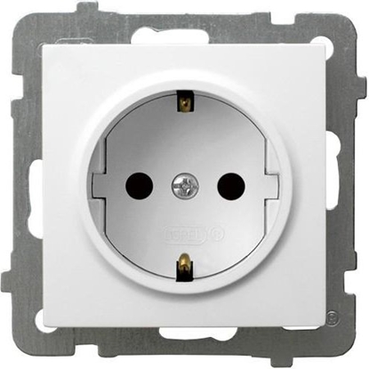 Picture of Ospel Gniazdo AS pojedyncze schuko biae (GP-1GS/m/00)