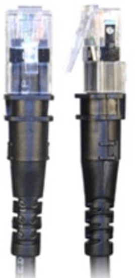 Picture of Patchsee kabel sieciowy czarny 2,4 m Cat6a U/UTP (UTP)