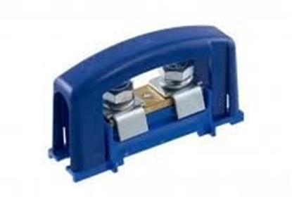Picture of Pawbol Zacisk ochronny 2x35mm2 niebieski z pokryw na szyn TH35 (E.4120P)