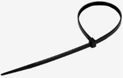 Изображение PGB Opaski kablowe nylonowe czarne 2,5 x 200mm 100szt. (SMAND,25200 NZ)