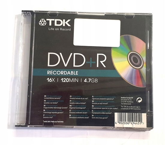 Изображение PHILIPS DVD+R 4.7GB SLIM CASE