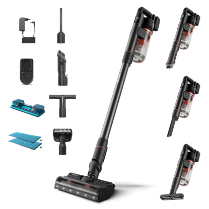 Picture of Philips Vacuum Cleaner | XC7055/01 Aqua | Cordless operating | Handstick | 25.2 V | Operating time (max) 80 min | Red Coral | Warranty 24 month(s)