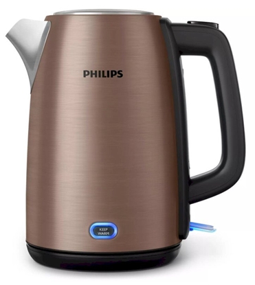 Attēls no Philips Viva Collection HD9355/92 electric kettle 1.7 L 2060 W Black, Copper