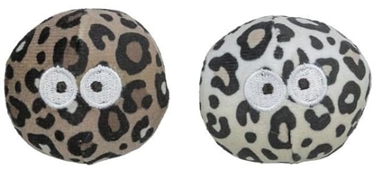 Attēls no Piki z oczami, zabawka, dla kota, plusz, 5,5 cm, z kocimitk, 2szt