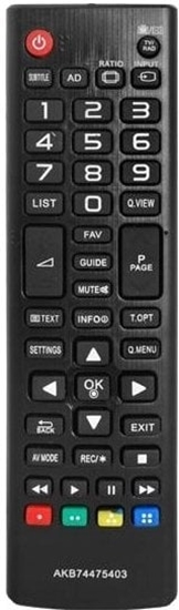 Picture of Pilot do TV LCD LG AKB74475403.