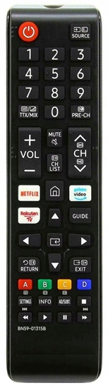 Picture of Pilot do TV LCD/LED Samsung BN59-01315B, Netflix, Prime video.