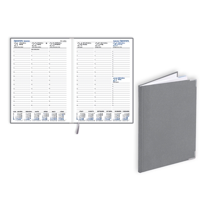 Picture of Plānotājs 2026.gadam EKO Prestige A5, nedēļa, balacron, pelēks