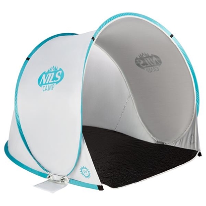 Attēls no Pludmales telts NC3173 GRAY-TURQUOISE POP UP BEACH TENT NILS CAMP