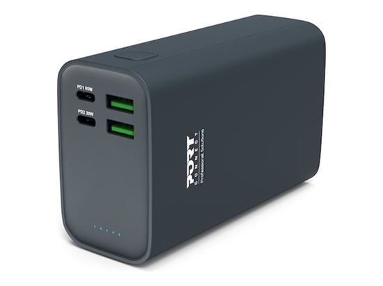 Picture of PORT CONNECT External USB-C battery PD | 26800 mAh | Blue