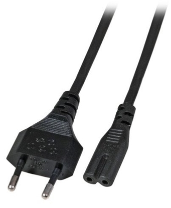 Picture of POWER CORD EU-C7 180 BLACK 3M