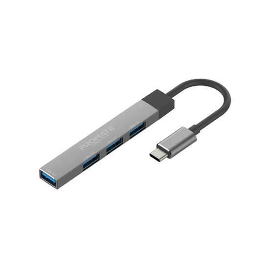 Picture of Promate LiteHub-4 USB-C Hub 3xUSB2.0 + USB3.0