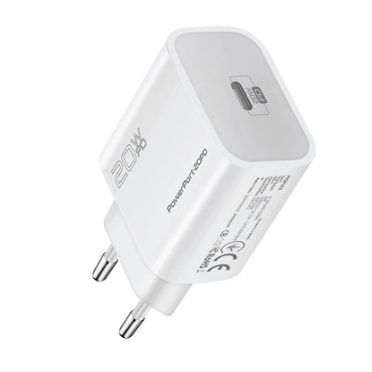 Picture of Promate PowerPort-20PD Premium Travel Charger Type-C PD 20W