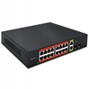 Picture of Przełącznik sieciowy SWITCH Gigabit Ethernet PoE | 16x RJ45 | 2x RJ45 Uplink | 2x SFP | 1000 Mb/s 