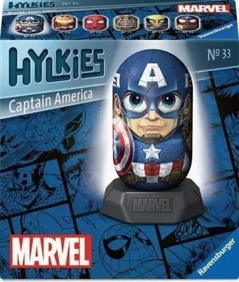 Изображение Puzzle 3D Hylkies: Captain America EDUKAMP