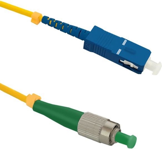 Picture of Qoltec Optic Patchcord FC/APC - SC/UPC simplex SM 9/125 G652D 15m (54305)