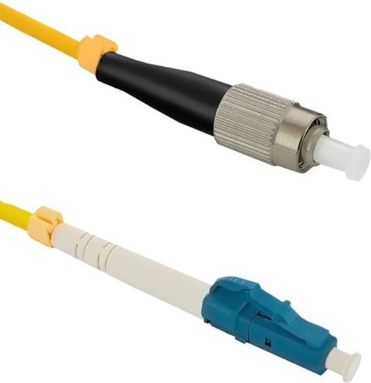 Picture of Qoltec Optic Patchcord FC/UPC - LC/UPC simplex SM 9/125 G652D 20m (54310)