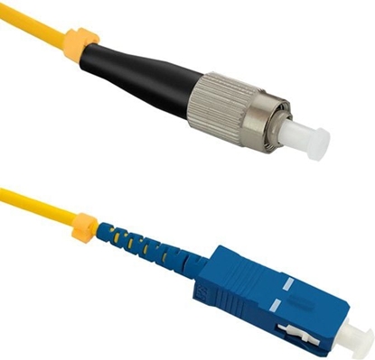 Picture of Qoltec Optic Patchcord FC/UPC - SC/UPC simplex SM 9/125 G652D 50m (54322)