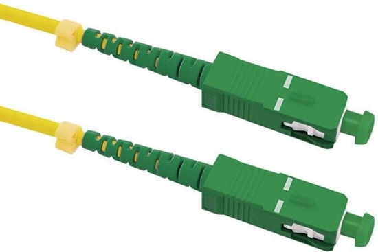 Изображение Qoltec Optic Patchcord SC/APC - SC/APC simplex SM 9/125 G652D 7m (54285)