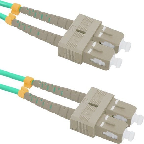 Picture of Qoltec Optic Patchcord SC/UPC - SC/UPC MM 50/125 OM4 1m (54353)