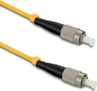 Attēls no Qoltec Patchcord wiatowodowy FC/UPC - FC/UPC, Singlemode, 9/125, Simplex, 1m (G652D)