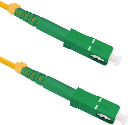 Attēls no Qoltec Patchcord wiatowodowy SC/APC - SC/APC, 9/125, 1.5m (54365)