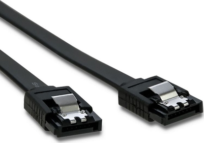 Attēls no Qoltec SATA - SATA, 0.5m, Czarny (50582)