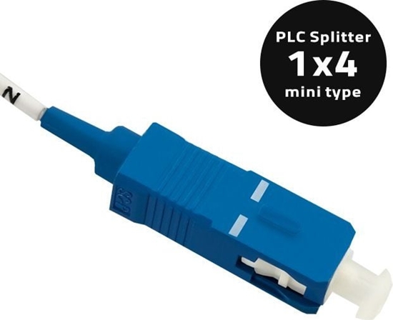 Picture of Qoltec Splitter optyczny 1x8, G.657A, SC/PC - SC/PC, SingleMode, 1.5m (54206)