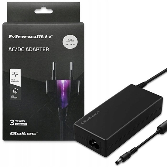 Picture of Zasilacz desktopowy 60W | 12V | 5A | 5.5*2.5 | + kabel zasilający 