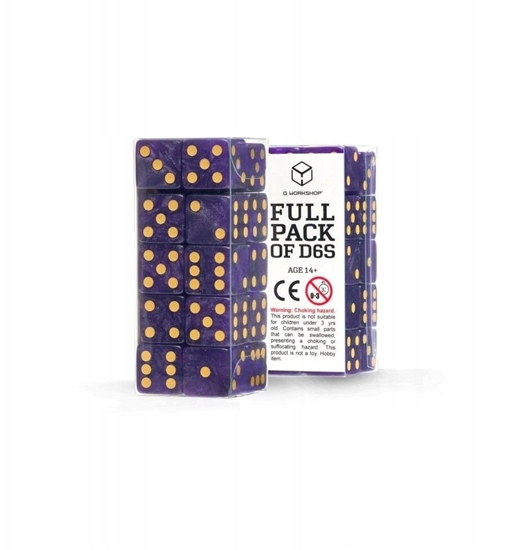 Изображение Q-Workshop Pe³na Paka Ko¶ci K6: Lnico-fioletowo-zote