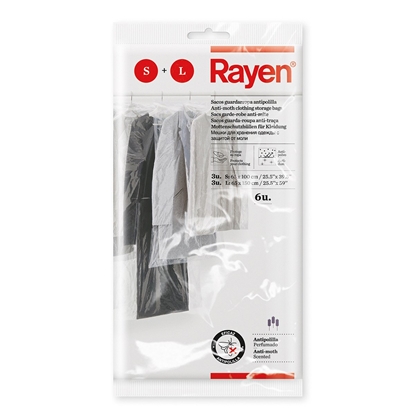 Picture of Rayen 01604801 Anti-rust garment bags 6pcs. / S+L