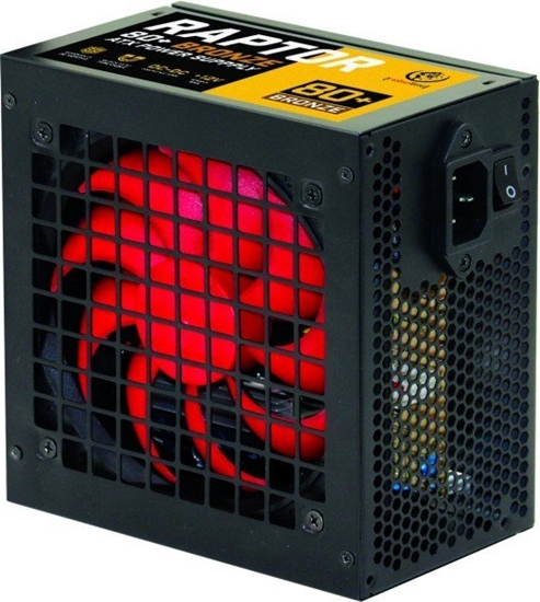 Picture of Zasilacz ATX RAPTOR 500W,BRONZE 80+,Single Rail, DC-DC 