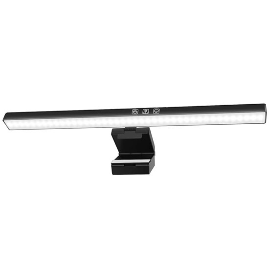 Изображение Riff SXH-33S 5W datora monitora LED lampa / ar taimeri / 5 gaismas režīmi Black