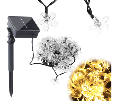 Picture of RoGer LED Garland for garden with solar battery 7m / 50LED