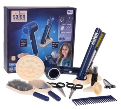 Attēls no RoGer Mega Set for a Little Hairdresser + Accessories Blue