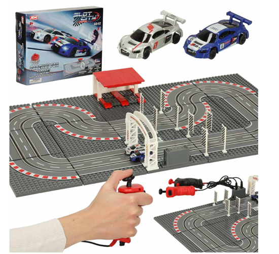 Picture of RoGer Police car racing track 64x38cm