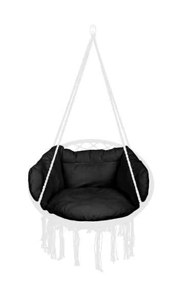 Picture of RoGer Swing Chair Pillow 56x63x36cm / Black