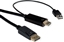 Attēls no Roline Cable, UHDTV - DisplayPort, M/M, black, 1 m