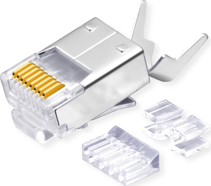 Attēls no Roline Cat.6 (Class E) Modular Plug, STP, short body, 10 pcs.