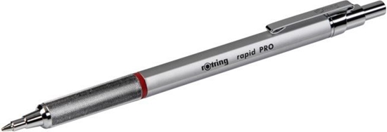 Picture of rotring Rapid Pro Ballpoint Pen Chrome with Refill M-Blue