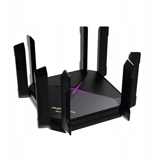 Изображение Ruijie Reyee RG-EW6000GX | Router, WiFi, 5 portów, 4xGbit 1x2,5GE, 4xLAN, 2xWAN, WiFi 6, 2,4GHz/5GHz, AX6000, 5,85 dBi, Mesh, Repeater, VPN, Gaming Mode, Dual WAN, Cloud