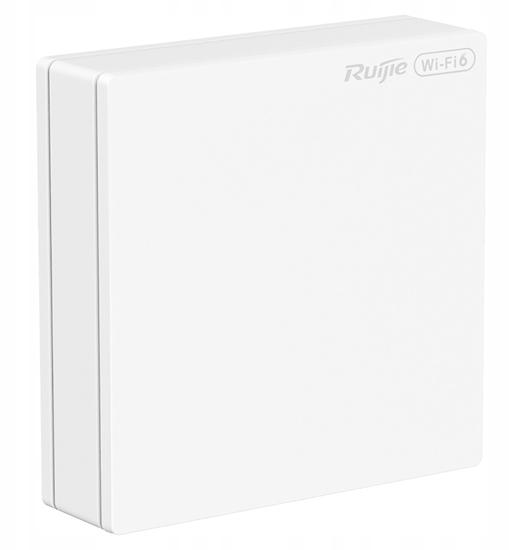 Picture of Ruijie Reyee RG-RAP62 wall lite | Access Point, 2 portów, 1xPoE IN, 2xGE, WiFi 6, 2,4GHz/5GHz, AX3000, 2x4,4dBi, Nacienny, Roaming, Cloud, Mesh