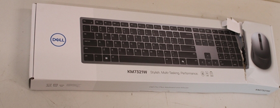 Picture of SALE OUT.  | Dell | Premier Multi-Device Keyboard and Mouse | KM7321W | Keyboard and Mouse Set | Wireless | Batteries included | Wireless connection | US | Titan grey | REFURBISHED