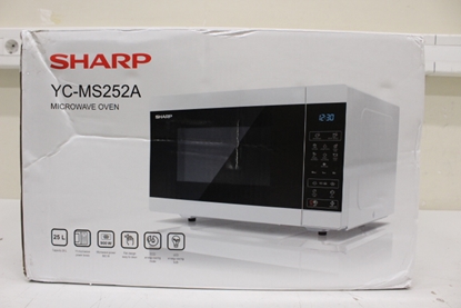 Изображение SALE OUT. Sharp YC-MG252AE-W Microwave Oven with Grill, 25 L capacity, White | SALE OUT. Sharp Microwave Oven with Grill | YC-MG252AE-W | Free standing | 25 L | 900 W | Grill | White | DAMAGED PACKAGING