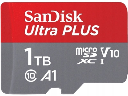 Picture of SanDisk microSDXC Ultra PLUS 1TB (A1/UHS-1/Cl.10/160MB/s) + Adapter